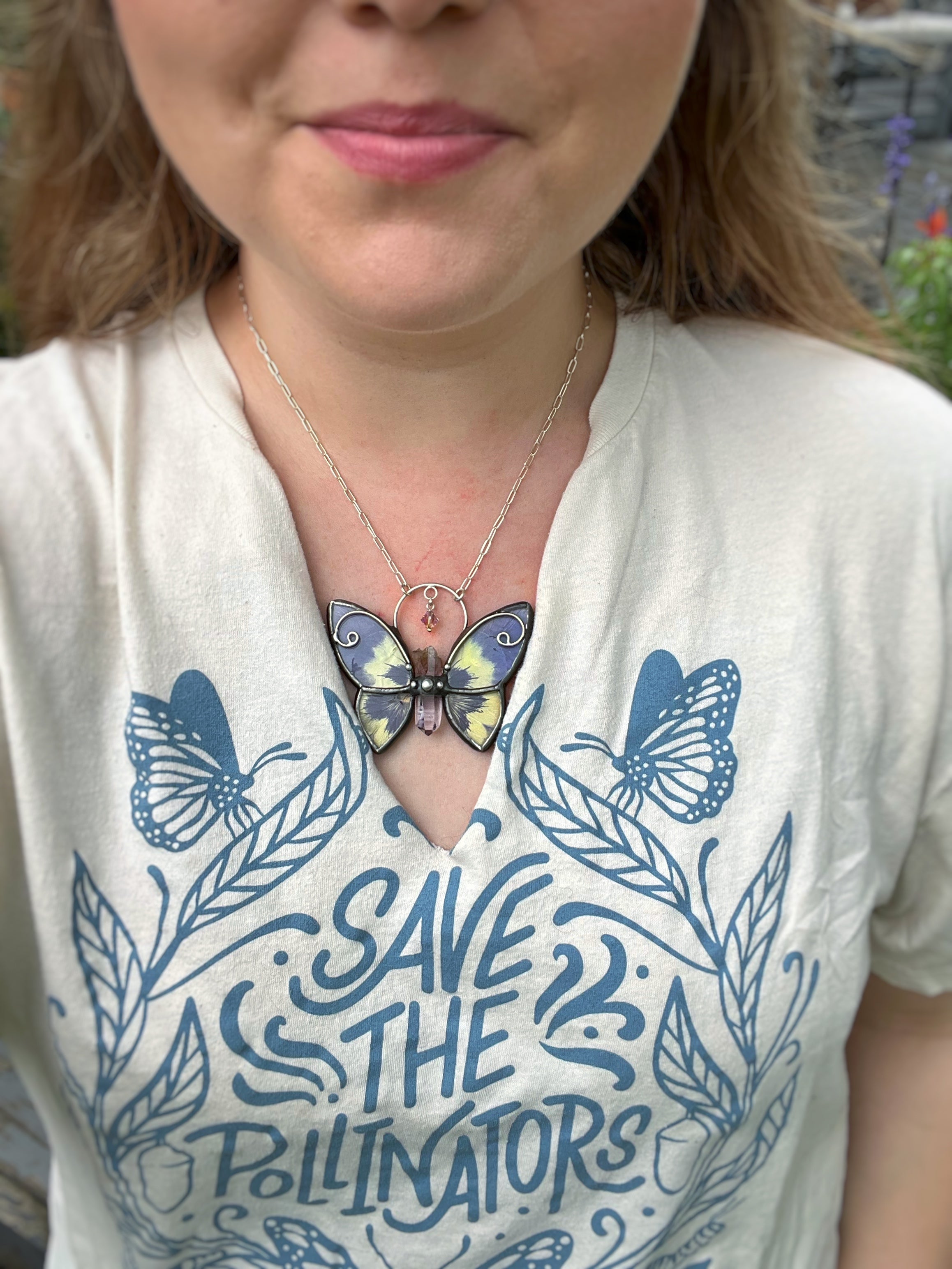 Tiny Oracle fairy necklace