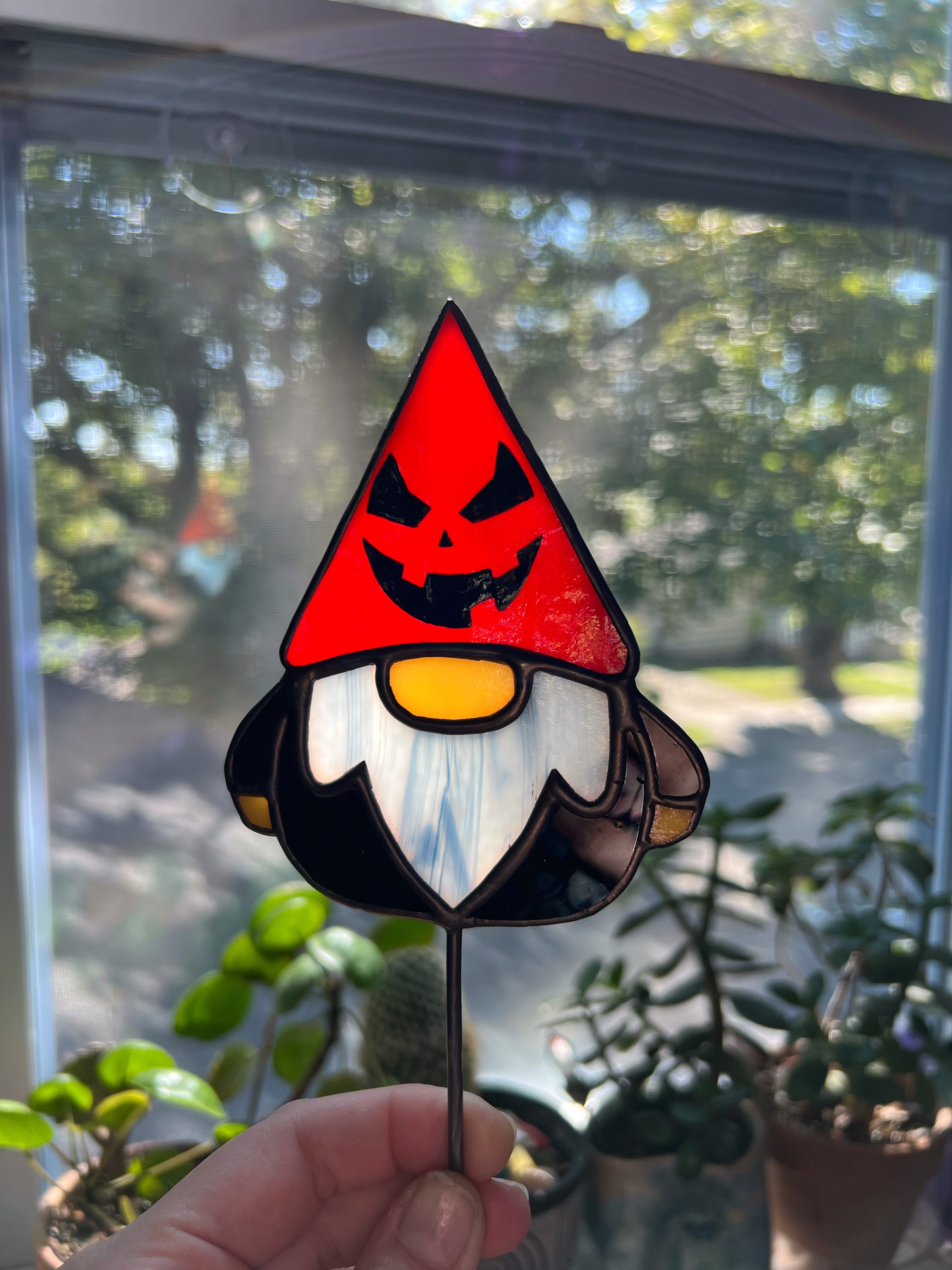 Jack-o-lantern gnome