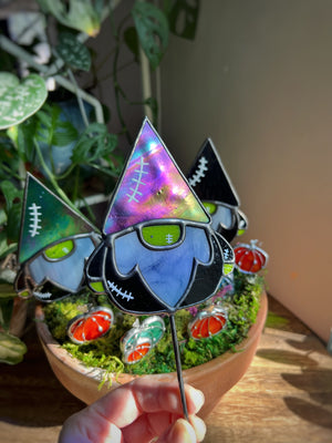 Frankenstein’s gnome iridescent hat