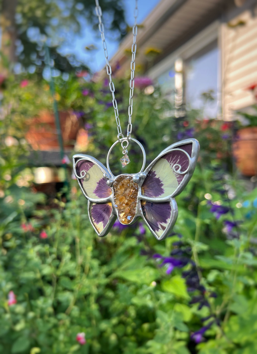 Lightkeeper flower Fairy necklace