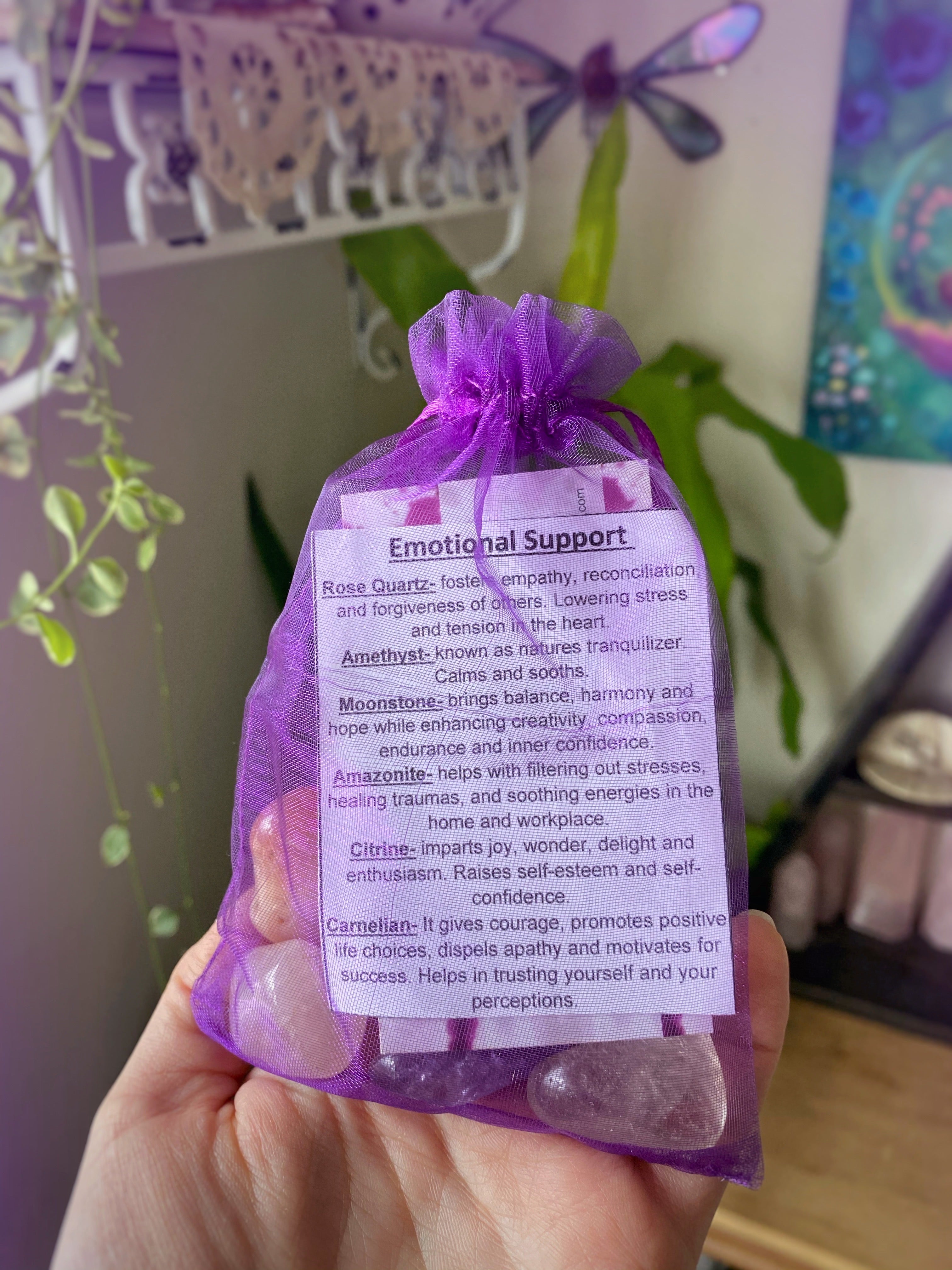 Emotional support crystal bundle