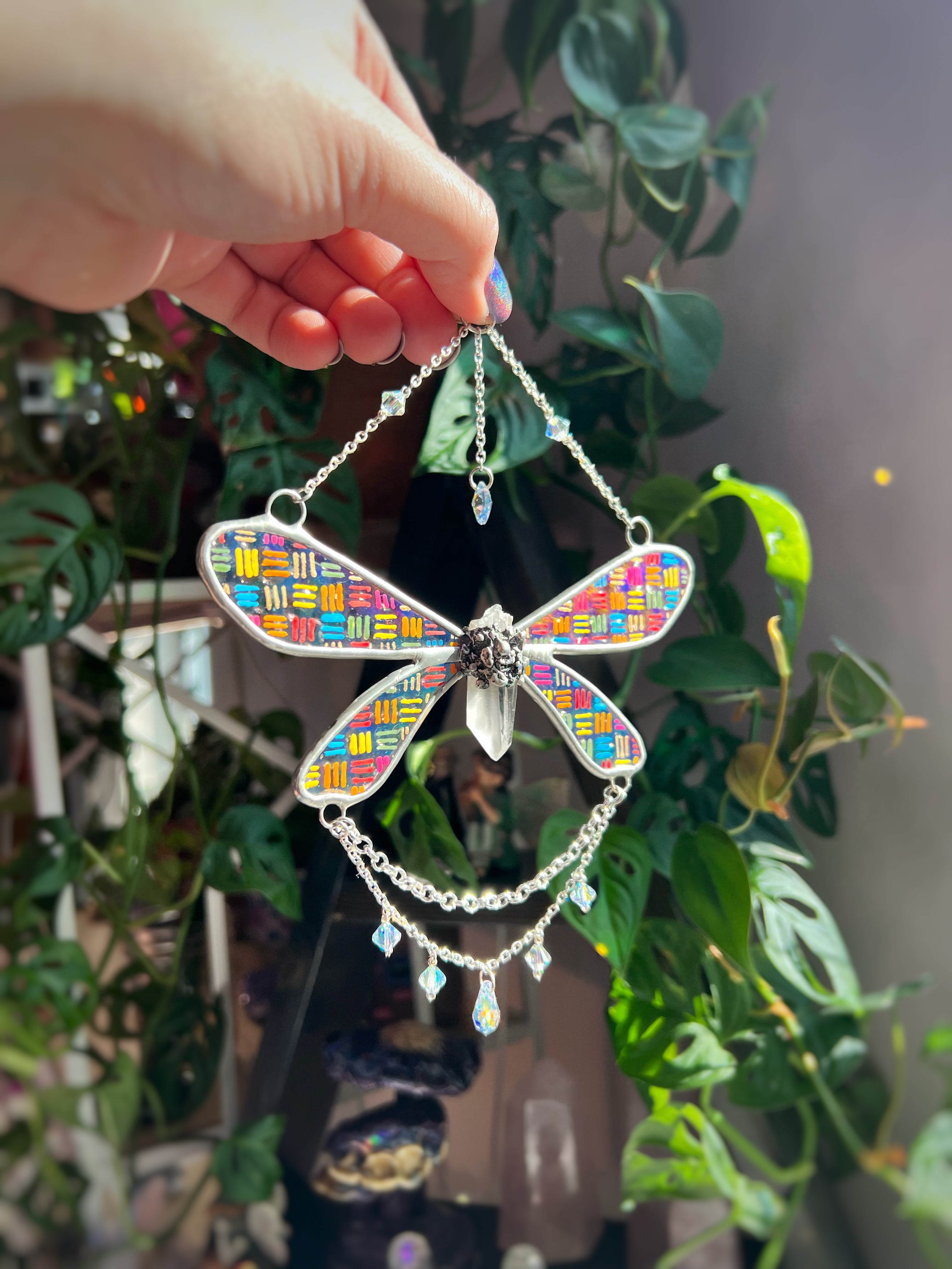 Patchwork Fairy wall hanging