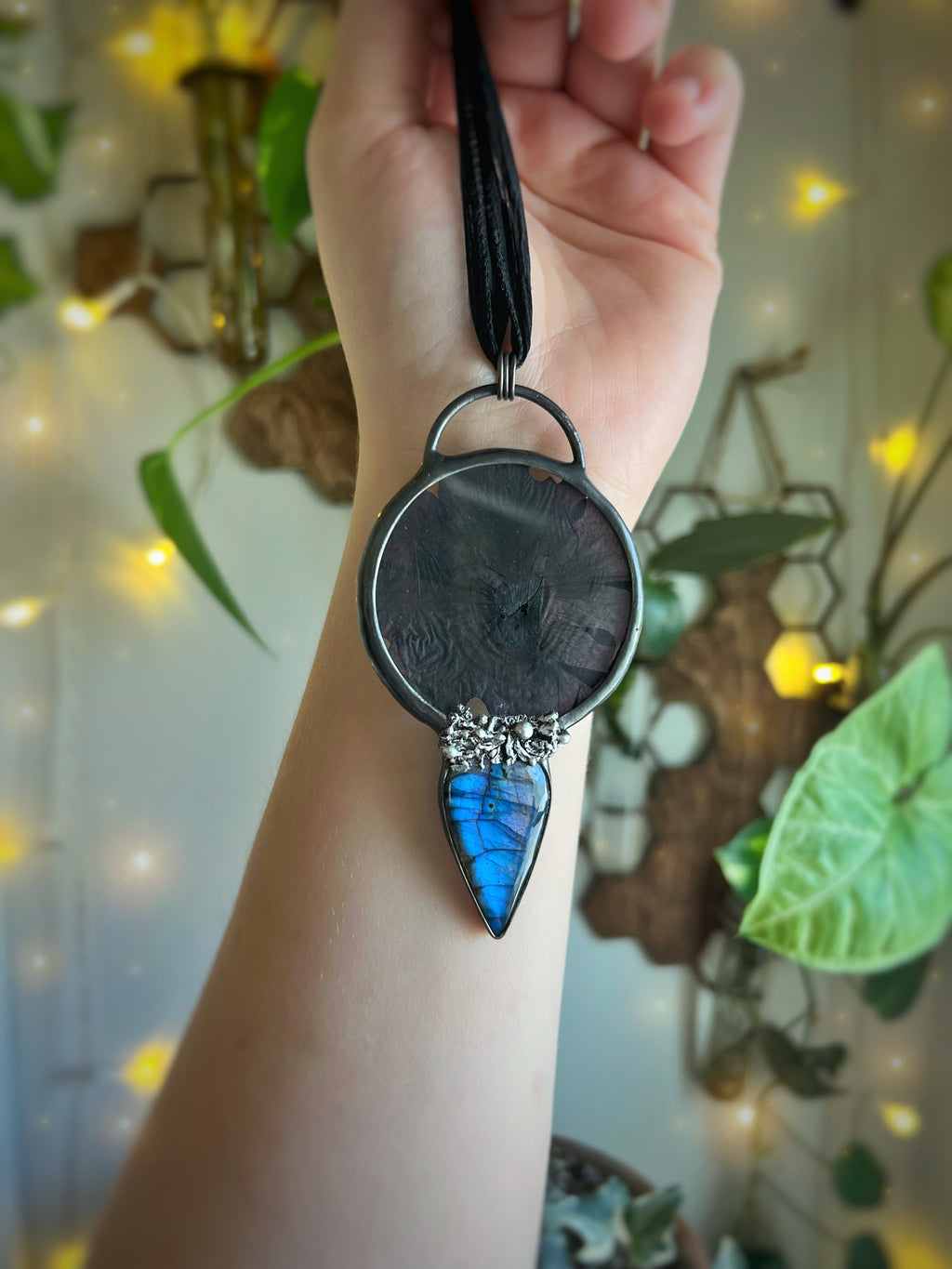 Black petunia talisman