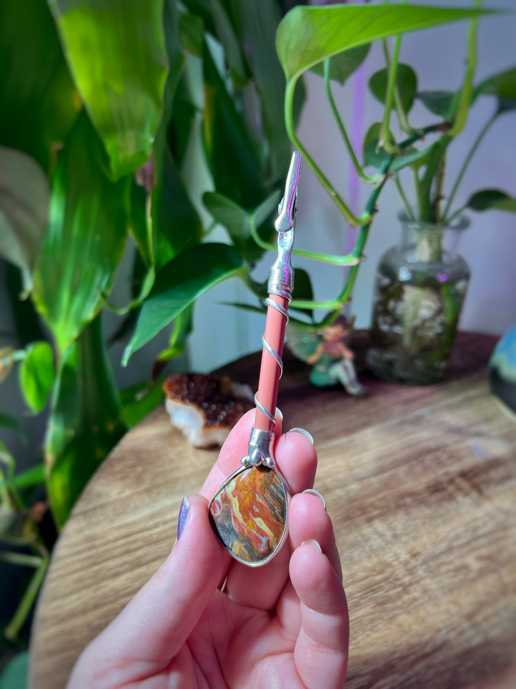 Muggle stone clip wand