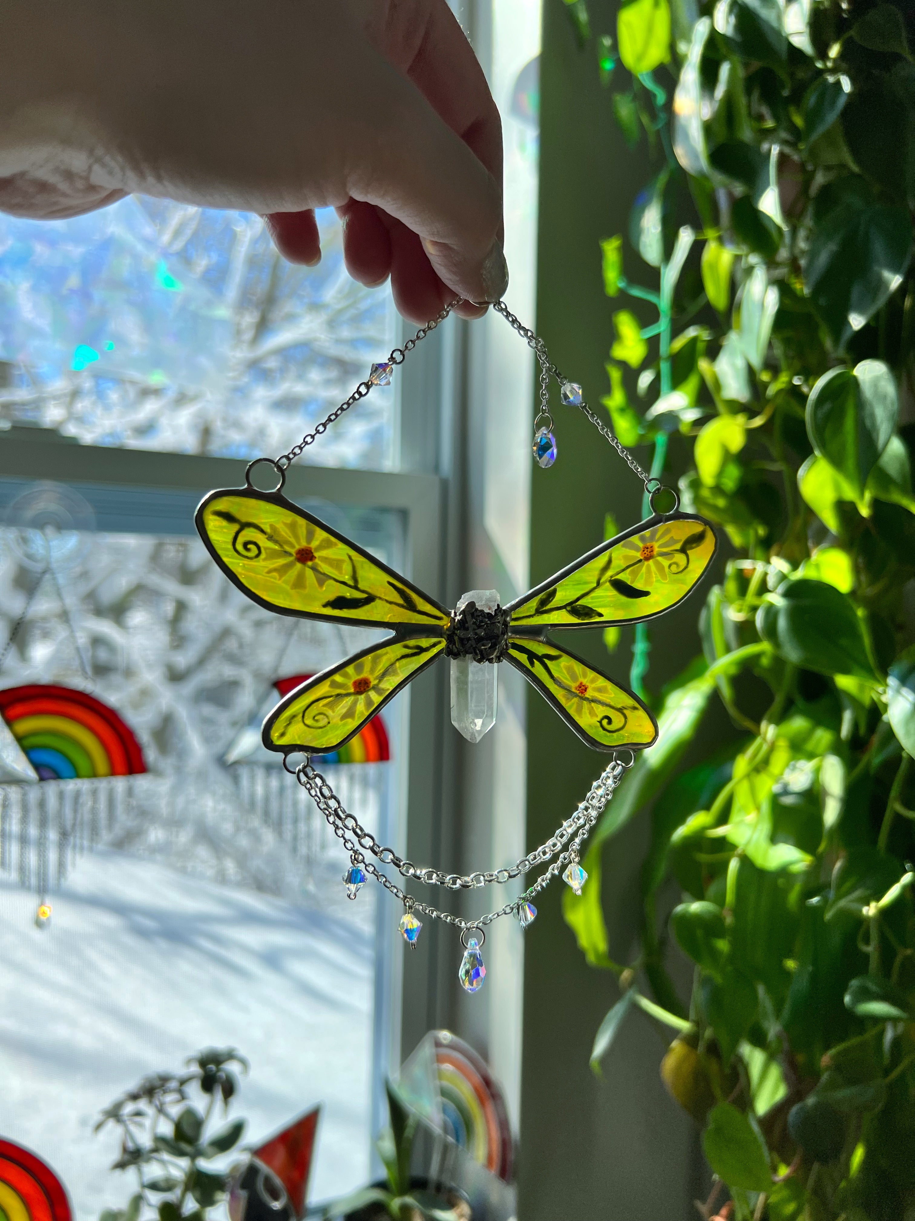 Daisy fairy wall hanging