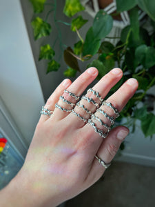 Drippy casted ring