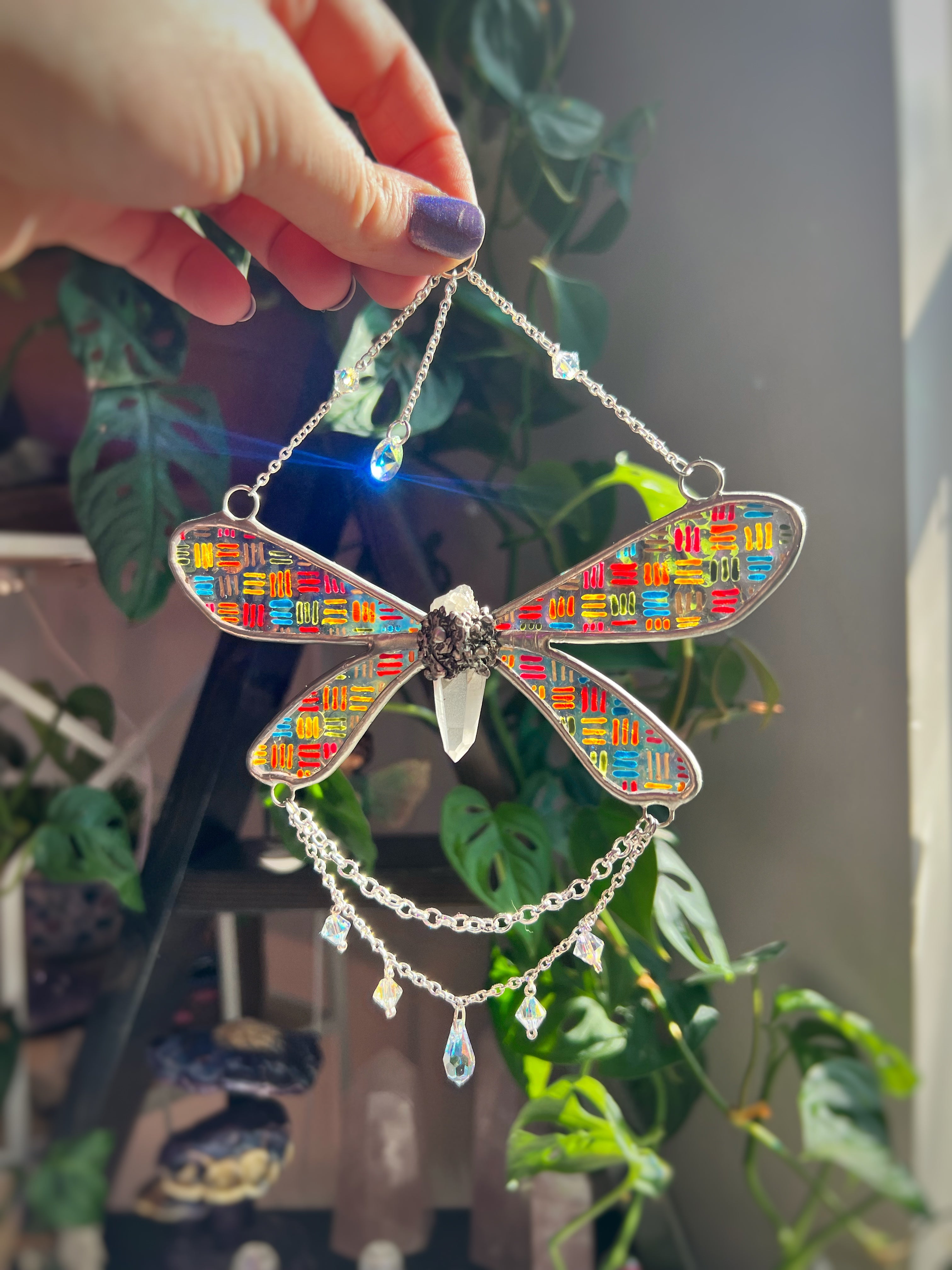 Patchwork Fairy wall hanging