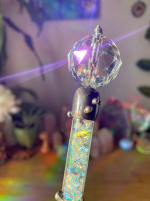 Fairy vial spinner clip wand