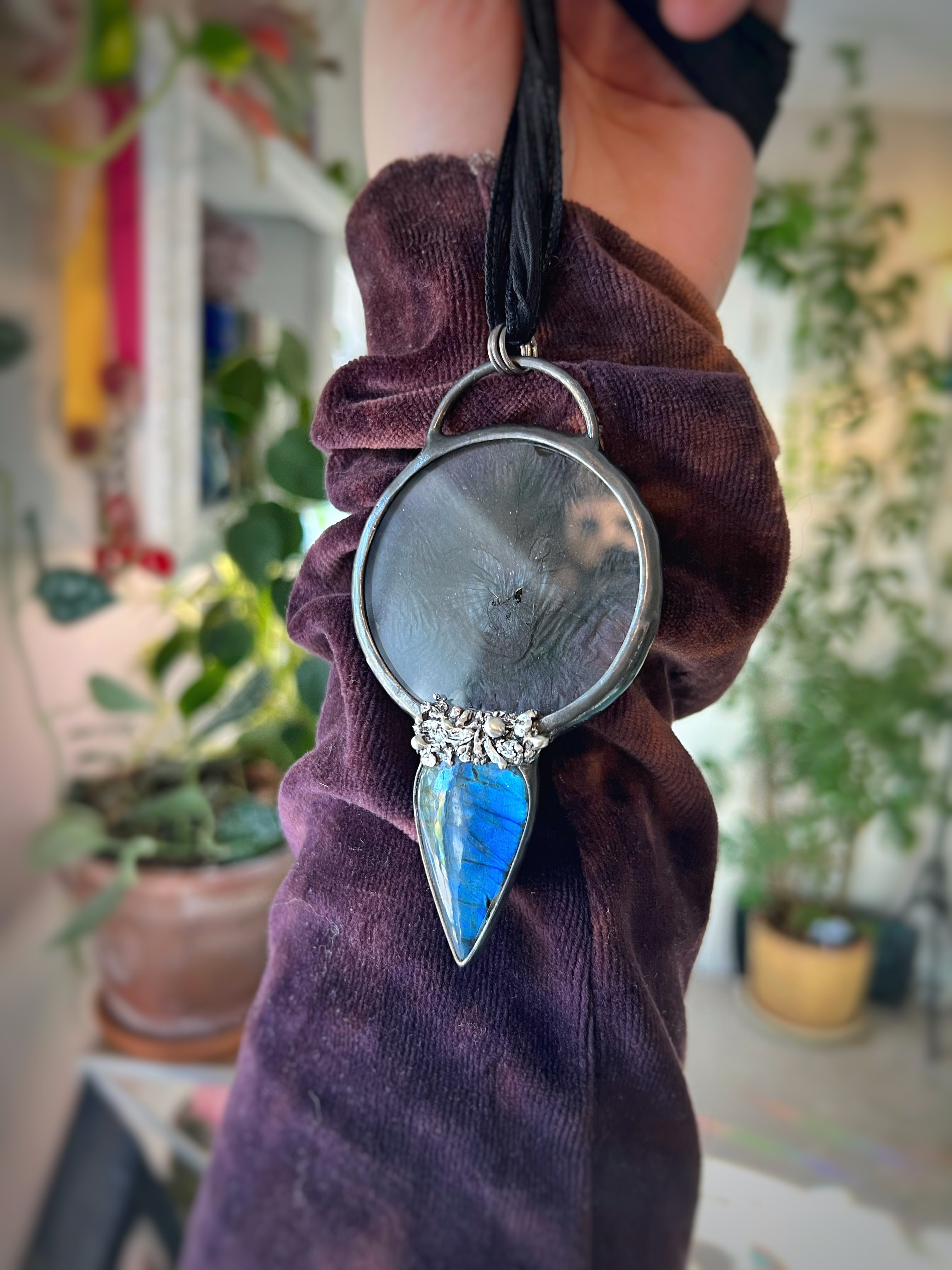 Black petunia talisman