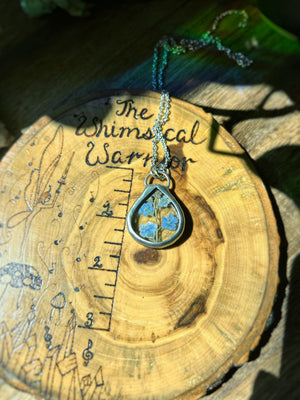 Forget-me-not necklace