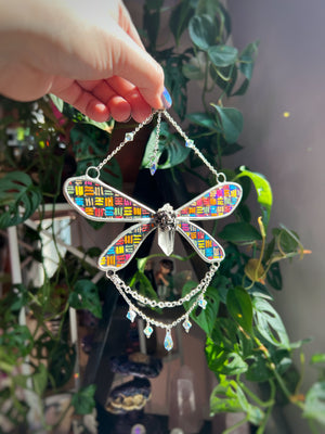 Patchwork Fairy wall hanging